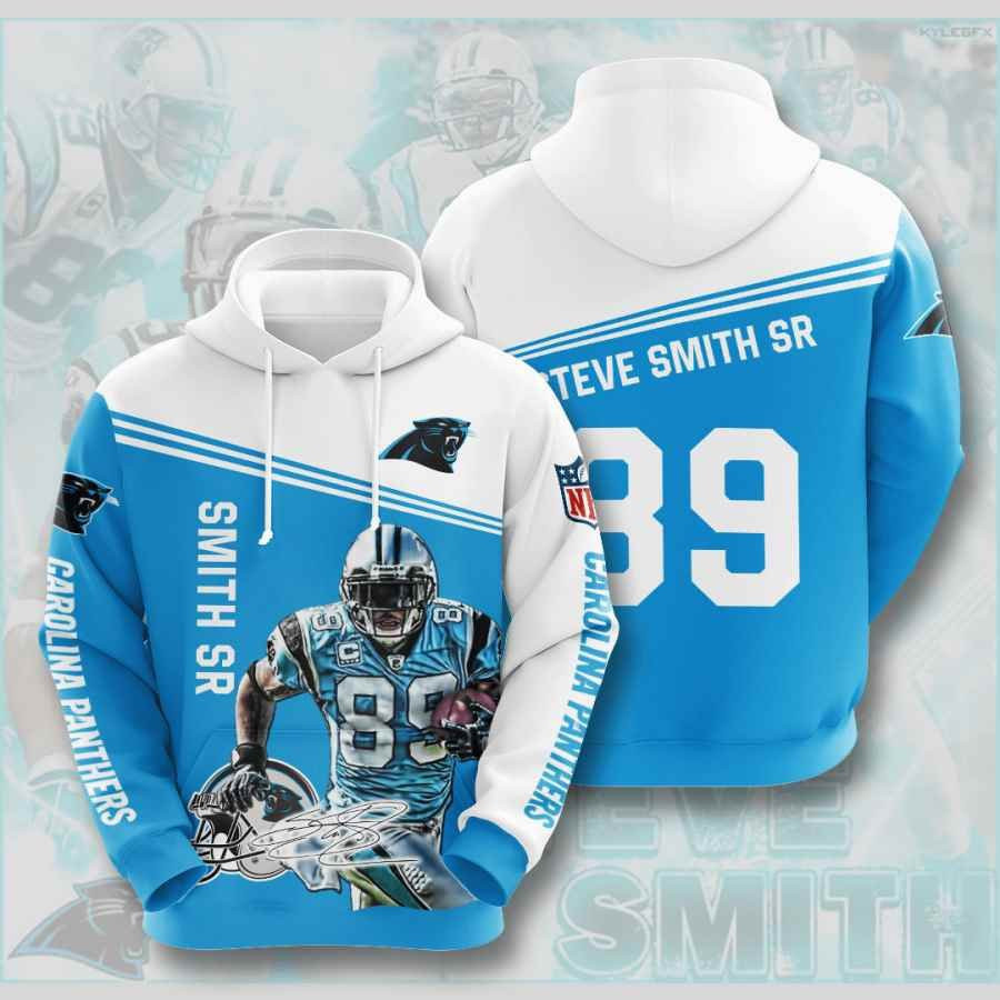 Sports American Football Nfl Carolina Panthers Steve Smith Sr Usa 428 Hoodie 3D