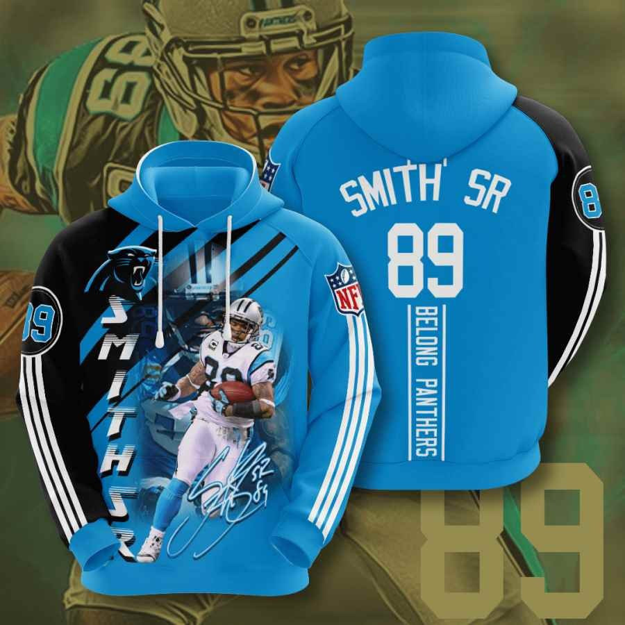 Sports American Football Nfl Carolina Panthers Steve Smith Sr Usa 971 Hoodie 3D