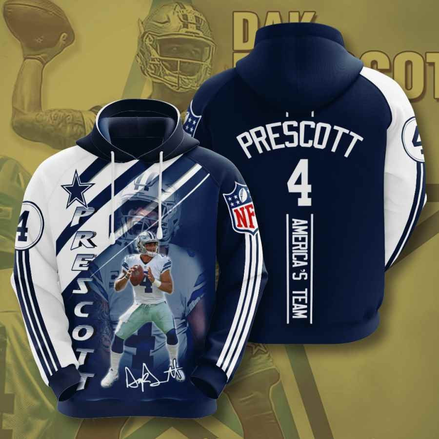 Sports American Football Nfl Dallas Cowboys Dak Prescott Usa 995 Hoodie 3D