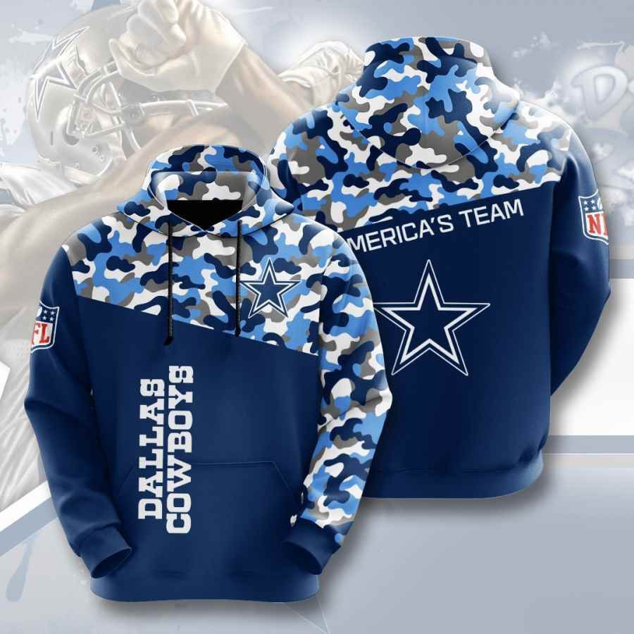 Sports American Football Nfl Dallas Cowboys Usa 128 Hoodie 3D