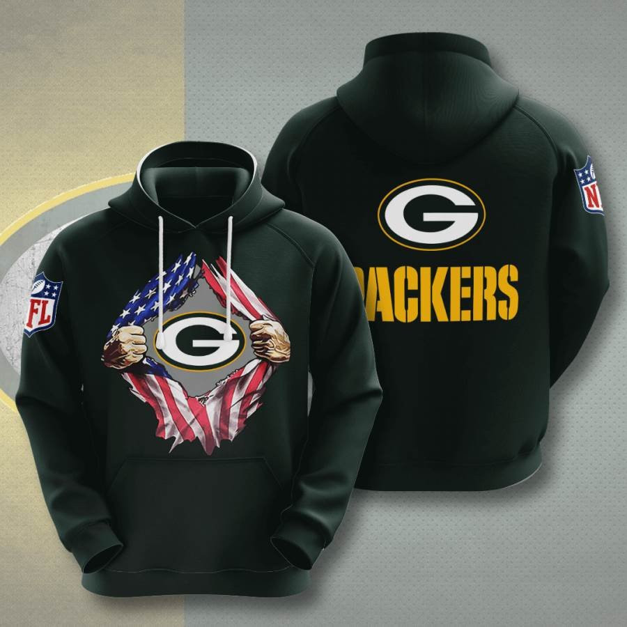 Sports American Football Nfl Green Bay Packers Usa 31 Hoodie 3D
