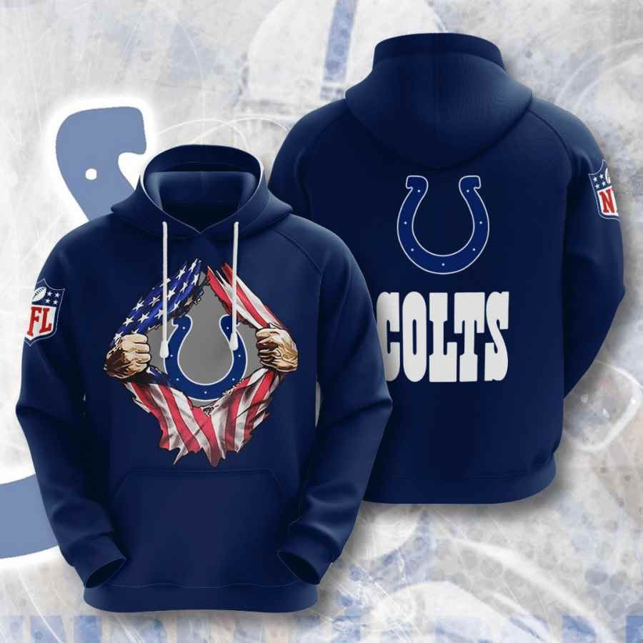 Sports American Football Nfl Indianapolis Colts Usa 35 Hoodie 3D