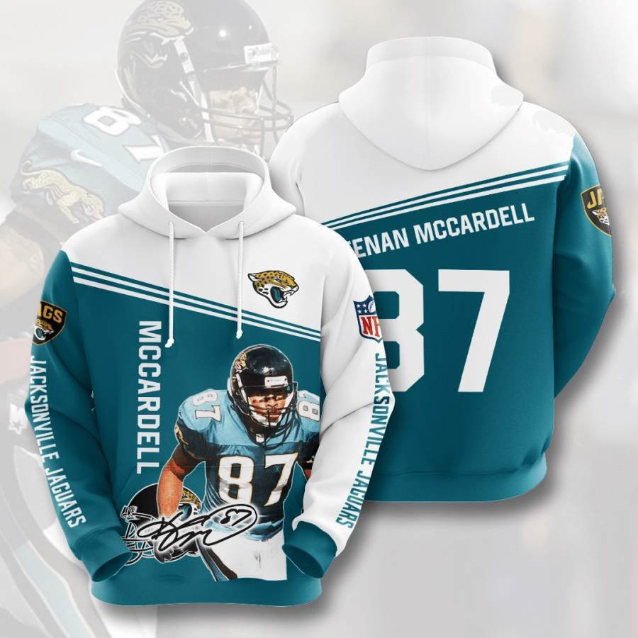 Sports American Football Nfl Jacksonville Jaguars Keenan Wayne Mccardell Usa 773 Hoodie 3D