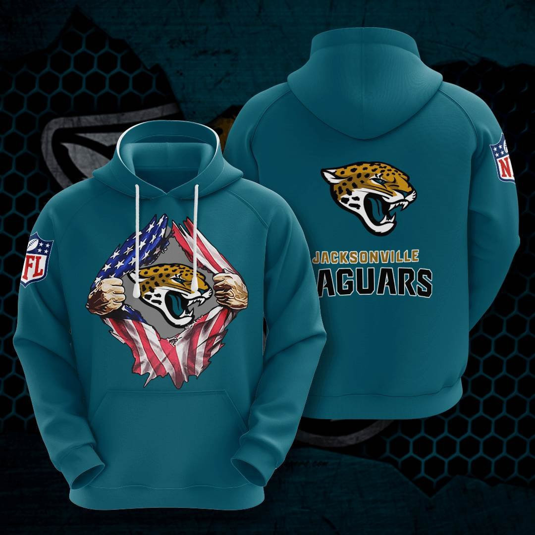 Sports American Football Nfl Jacksonville Jaguars Usa 37 Hoodie 3D