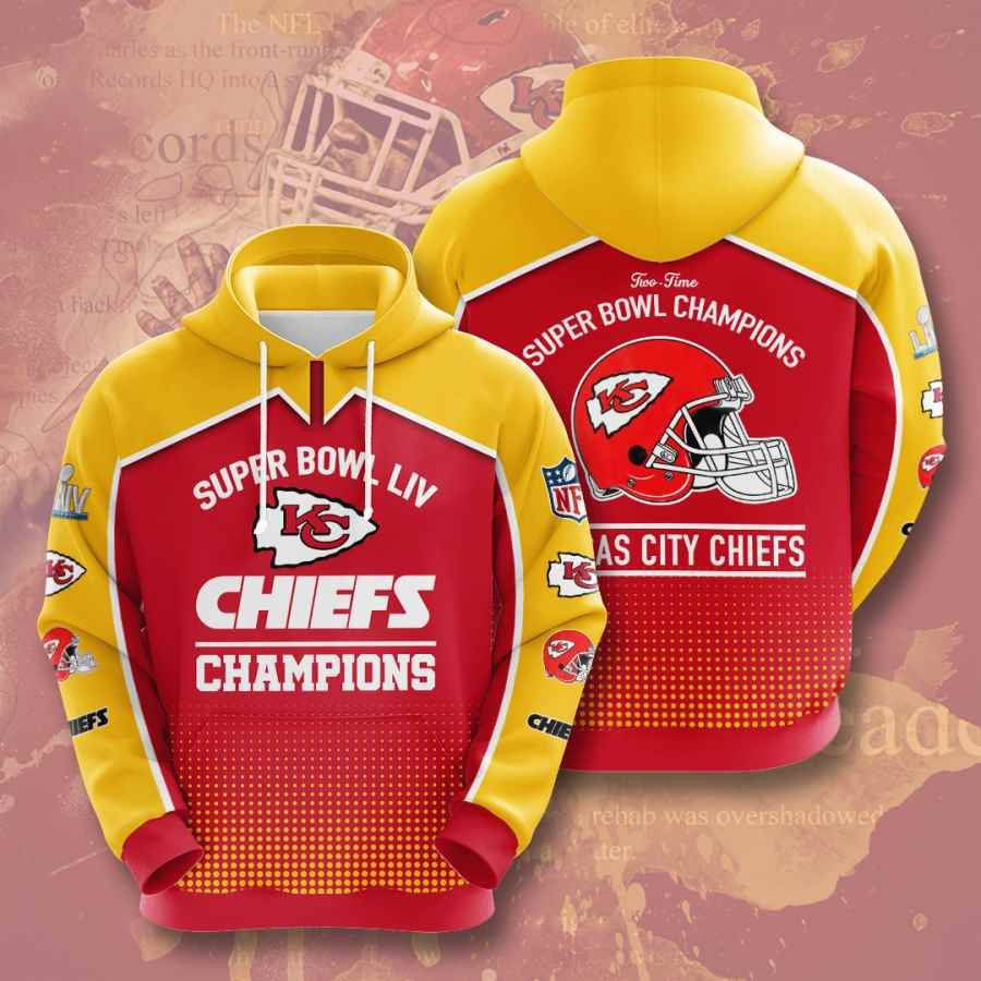 Sports American Football Nfl Kansas City Chiefs Usa 1069 Hoodie 3D