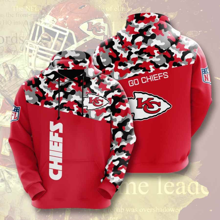 Sports American Football Nfl Kansas City Chiefs Usa 183 Hoodie 3D