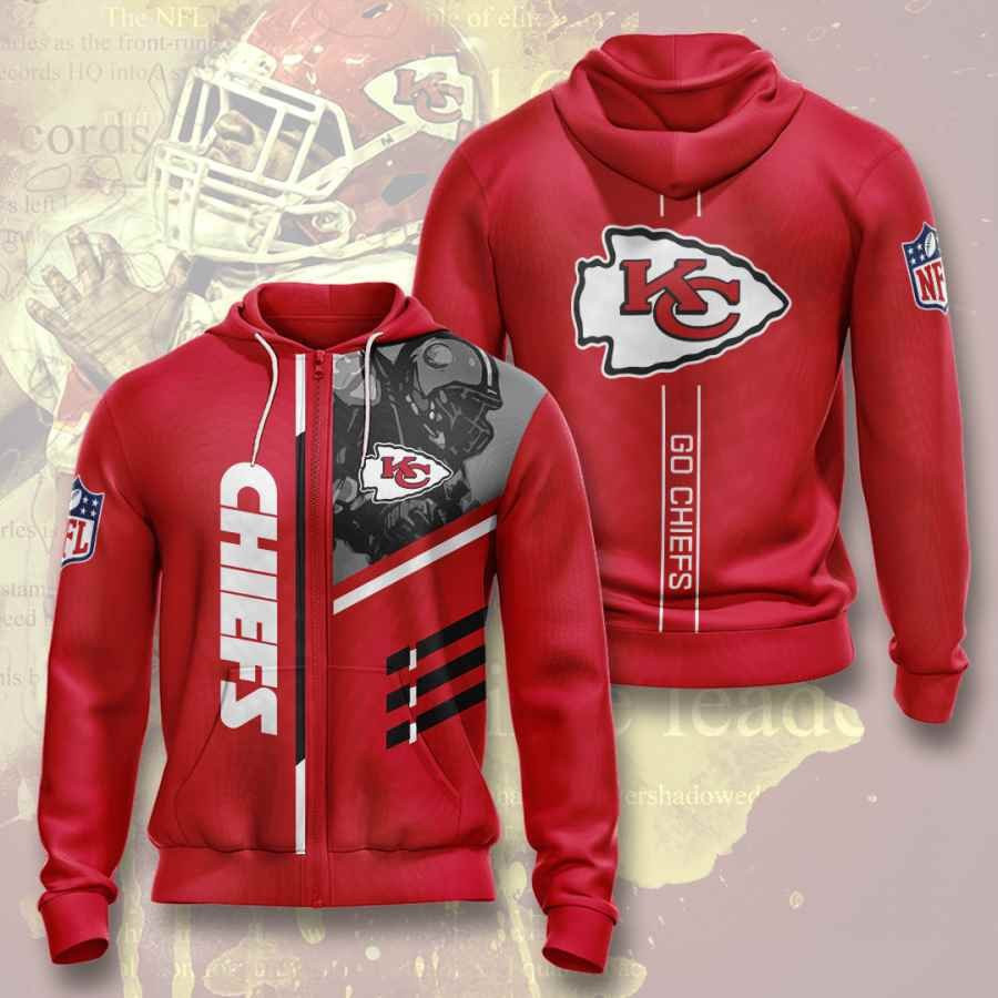 Sports American Football Nfl Kansas City Chiefs Usa 184 Hoodie 3D