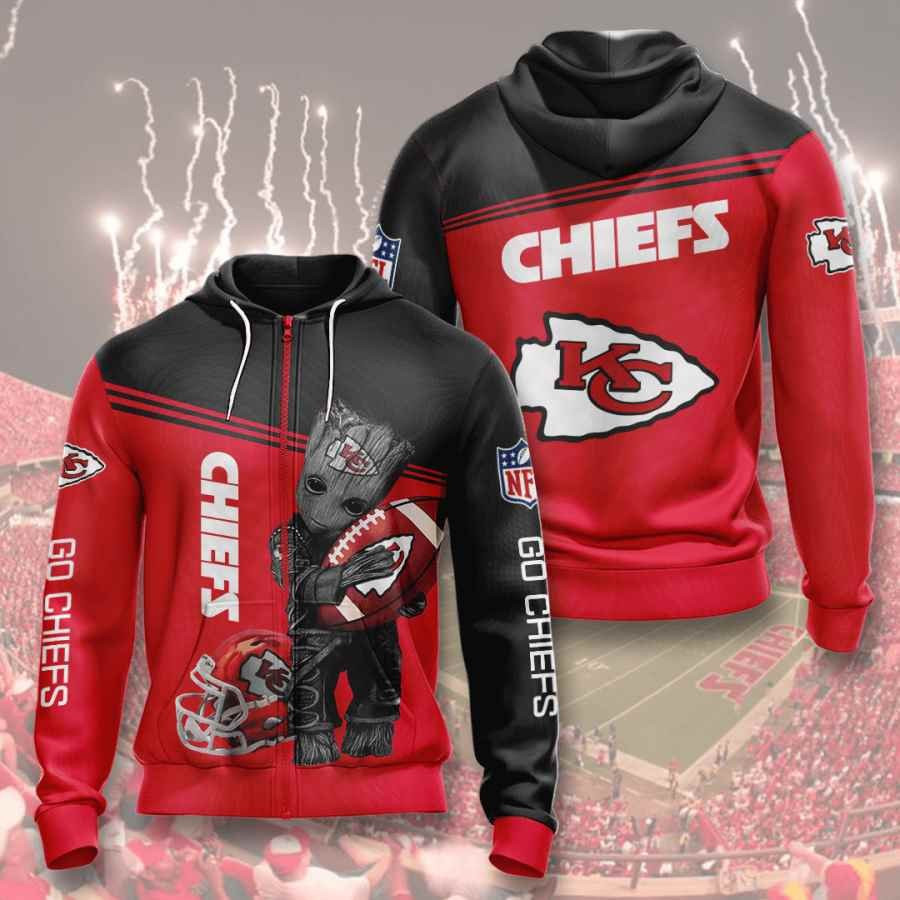 Sports American Football Nfl Kansas City Chiefs Usa 782 Hoodie 3D