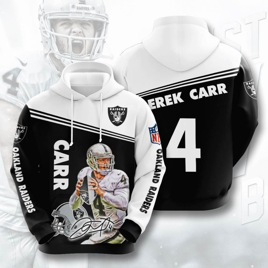 Sports American Football Nfl Las Vegas Raiders Derek Carr Usa 868 Hoodie 3D