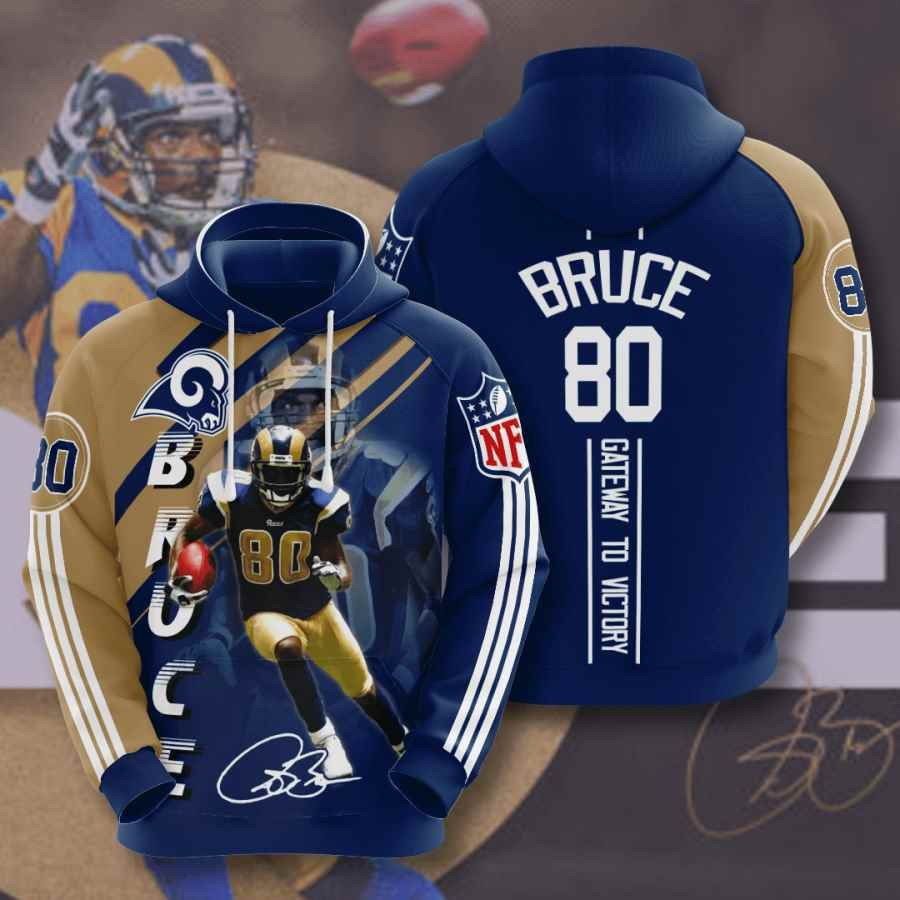 Sports American Football Nfl Los Angeles Rams Isaac Bruce Usa 1106 Hoodie 3D