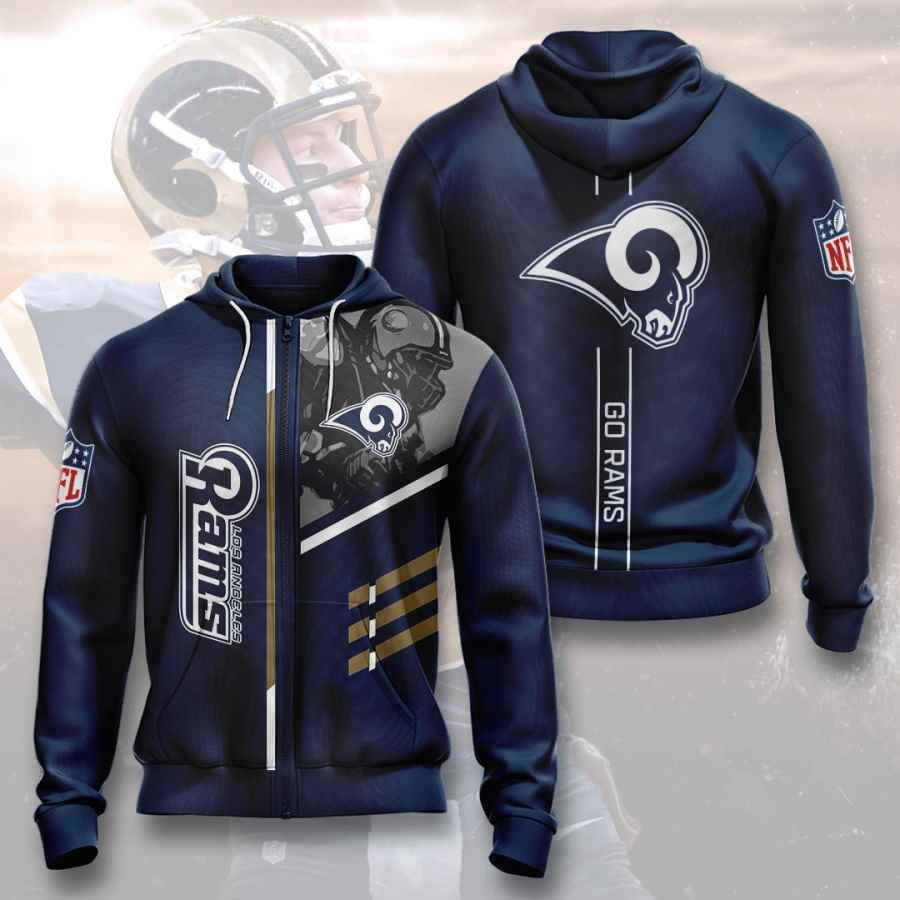 Sports American Football Nfl Los Angeles Rams Usa 199 Hoodie 3D