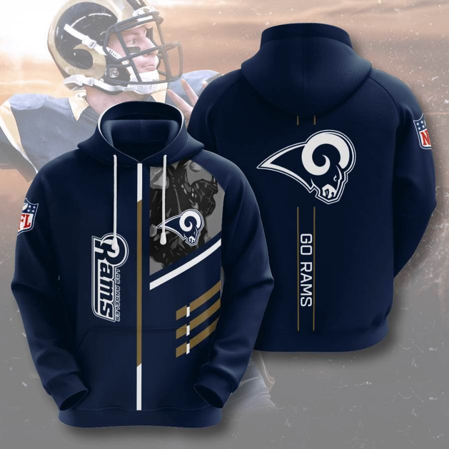 Sports American Football Nfl Los Angeles Rams Usa 42 Hoodie 3D