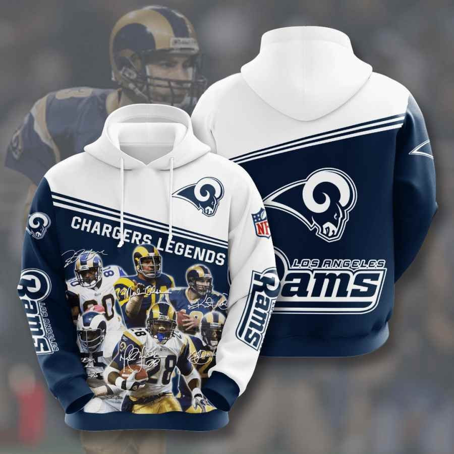 Sports American Football Nfl Los Angeles Rams Usa 805 Hoodie 3D