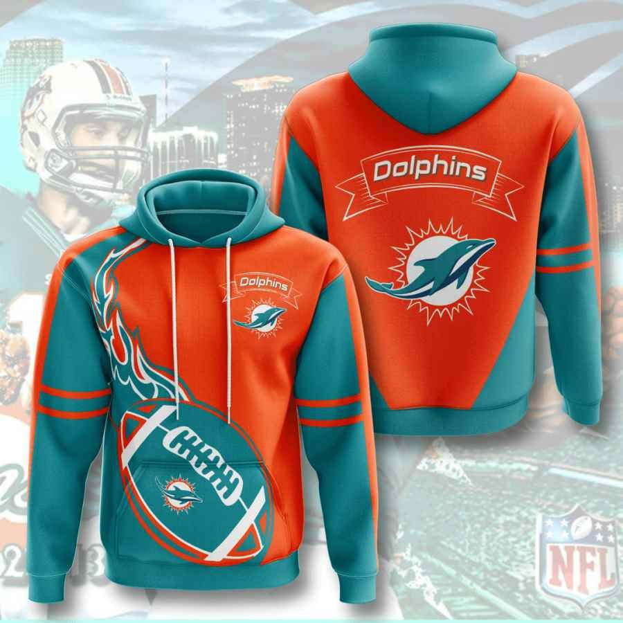 Sports American Football Nfl Miami Dolphins Usa 534 Hoodie 3D