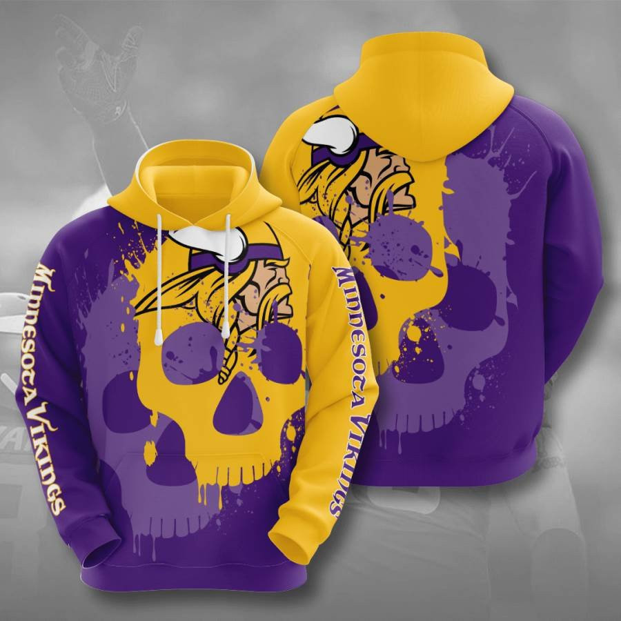 Sports American Football Nfl Minnesota Vikings Usa 216 Hoodie 3D