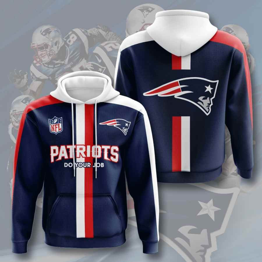 Sports American Football Nfl New England Patriots Usa 229 Hoodie 3D