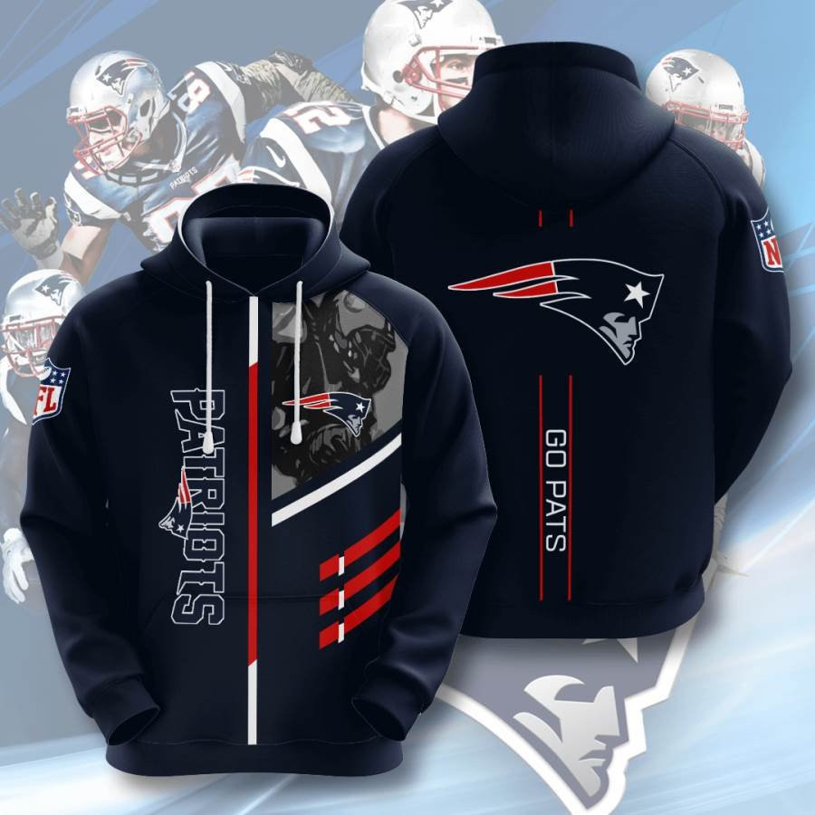 Sports American Football Nfl New England Patriots Usa 47 Hoodie 3D