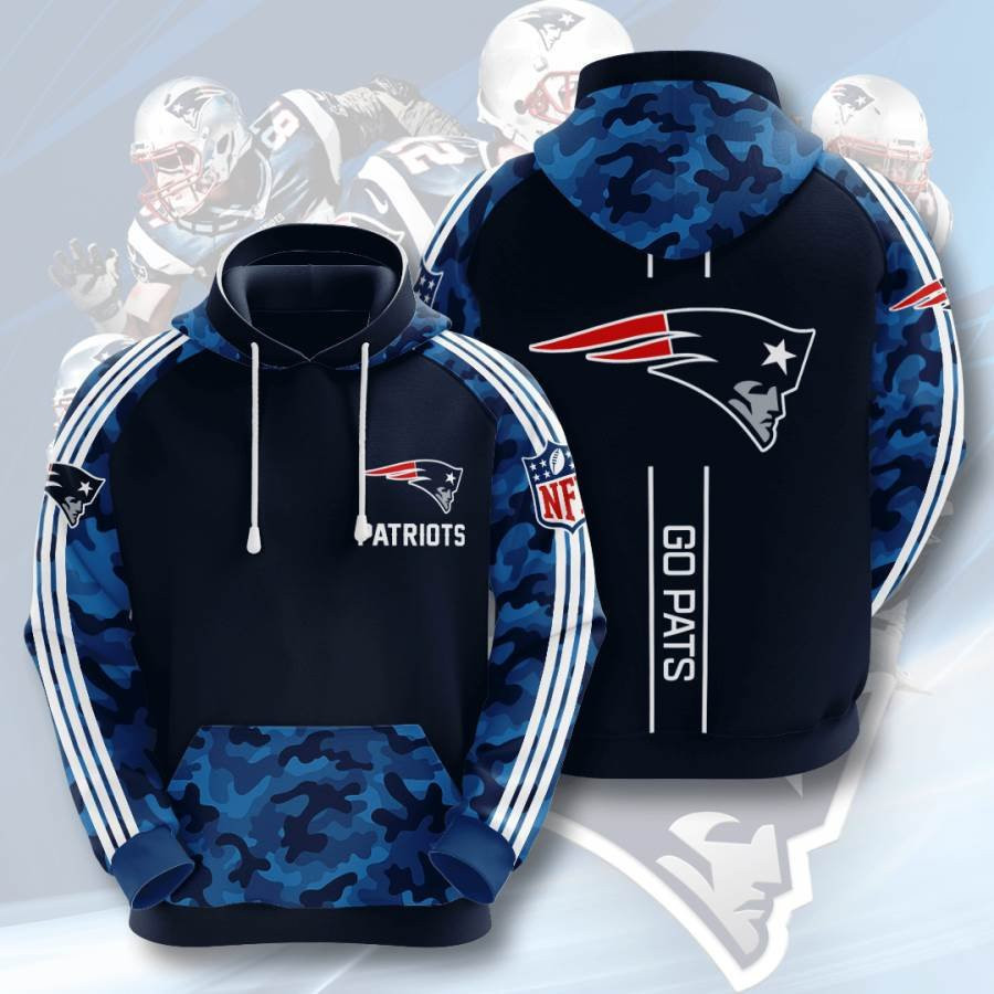 Sports American Football Nfl New England Patriots Usa 557 Hoodie 3D