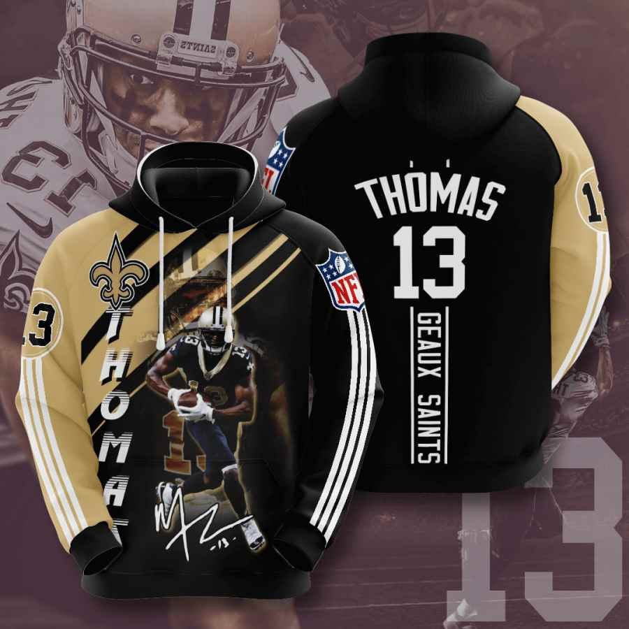 Sports American Football Nfl New Orleans Saints Michael Thomas Usa 1147 Hoodie 3D