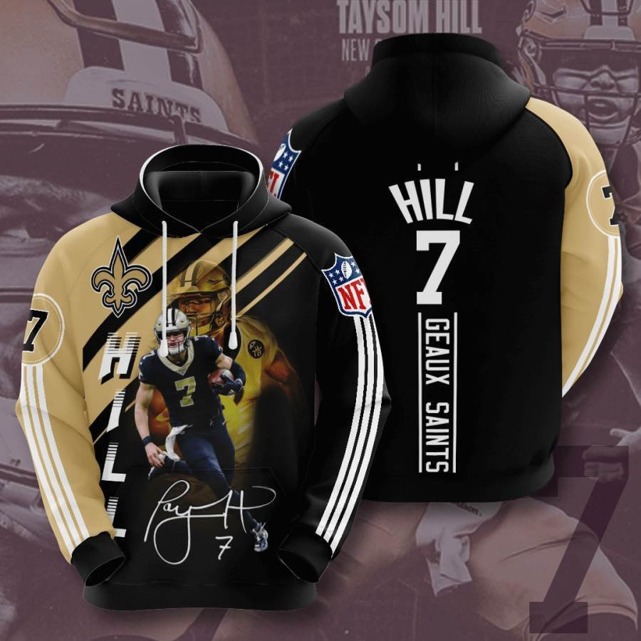 Sports American Football Nfl New Orleans Saints Taysom Hill Usa 1148 Hoodie 3D