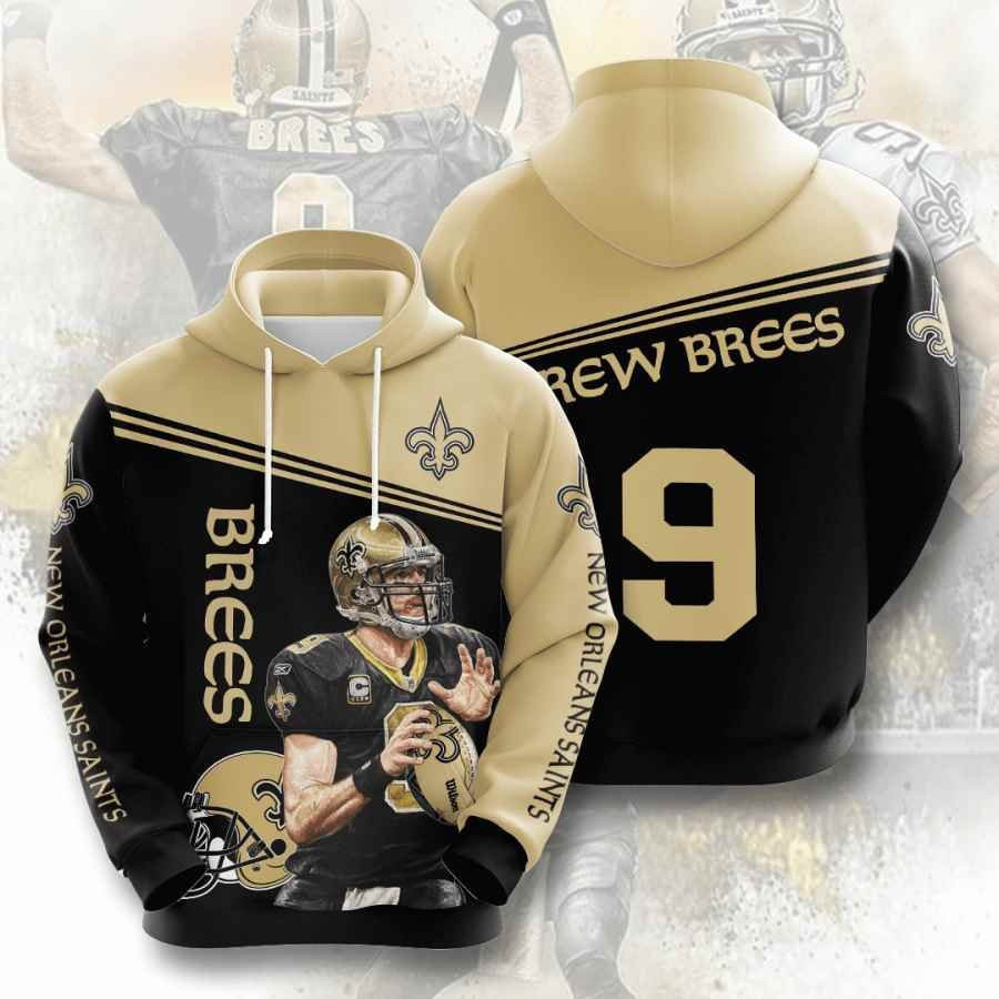 Sports American Football Nfl New Orleans Saints Usa 561 Hoodie 3D