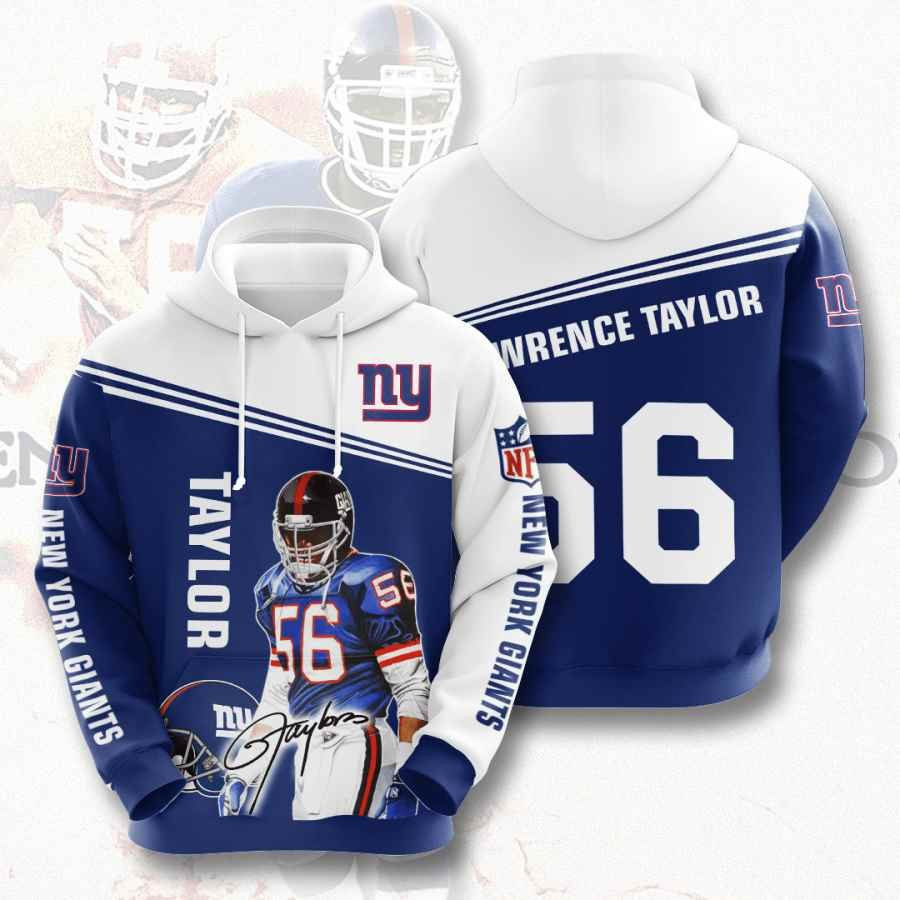 Sports American Football Nfl New York Giants Lawrence Taylor Usa 843 Hoodie 3D