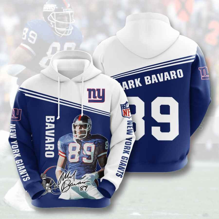 Sports American Football Nfl New York Giants Mark Bavaro Usa 844 Hoodie 3D