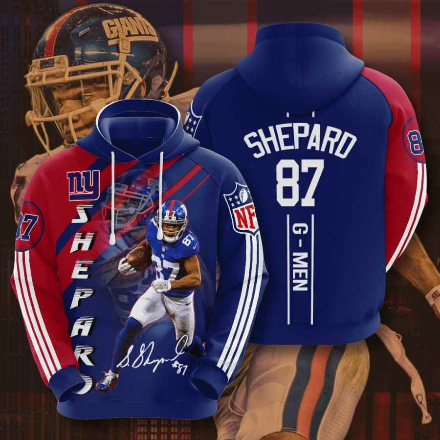 Sports American Football Nfl New York Giants Sterling Shepard Usa 1154 Hoodie 3D