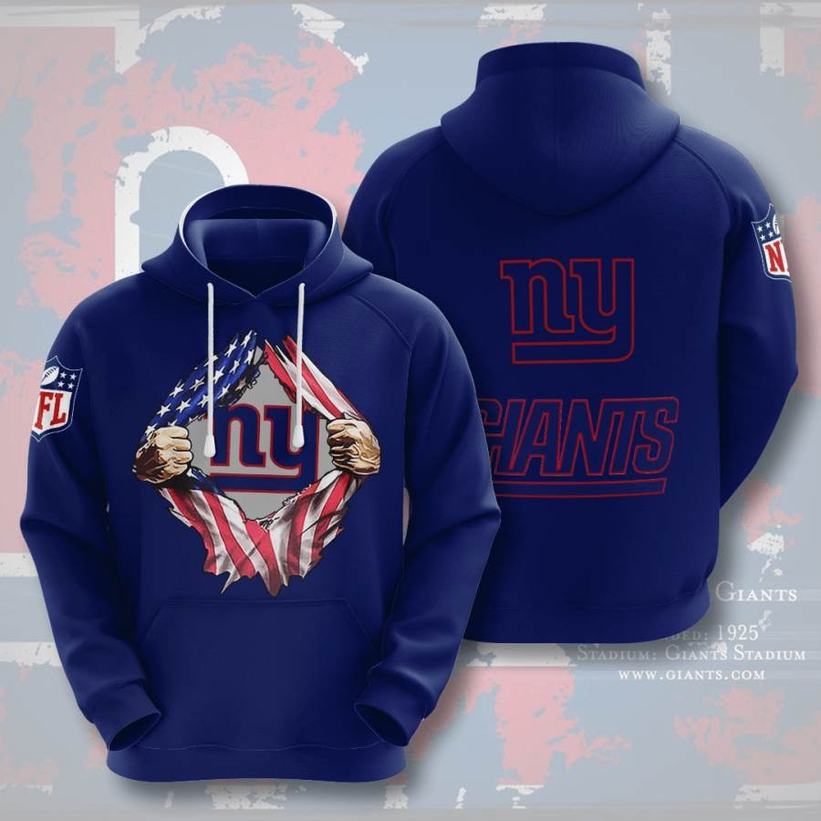 Sports American Football Nfl New York Giants Usa 50 Hoodie 3D