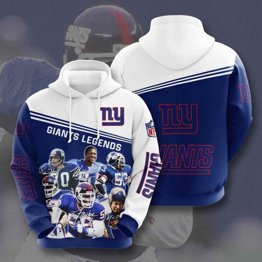 Sports American Football Nfl New York Giants Usa 842 Hoodie 3D