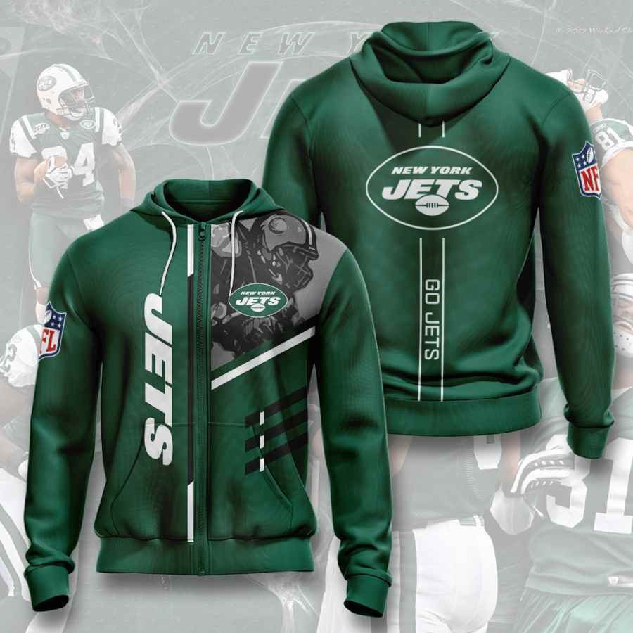 Sports American Football Nfl New York Jets Usa 241 Hoodie 3D