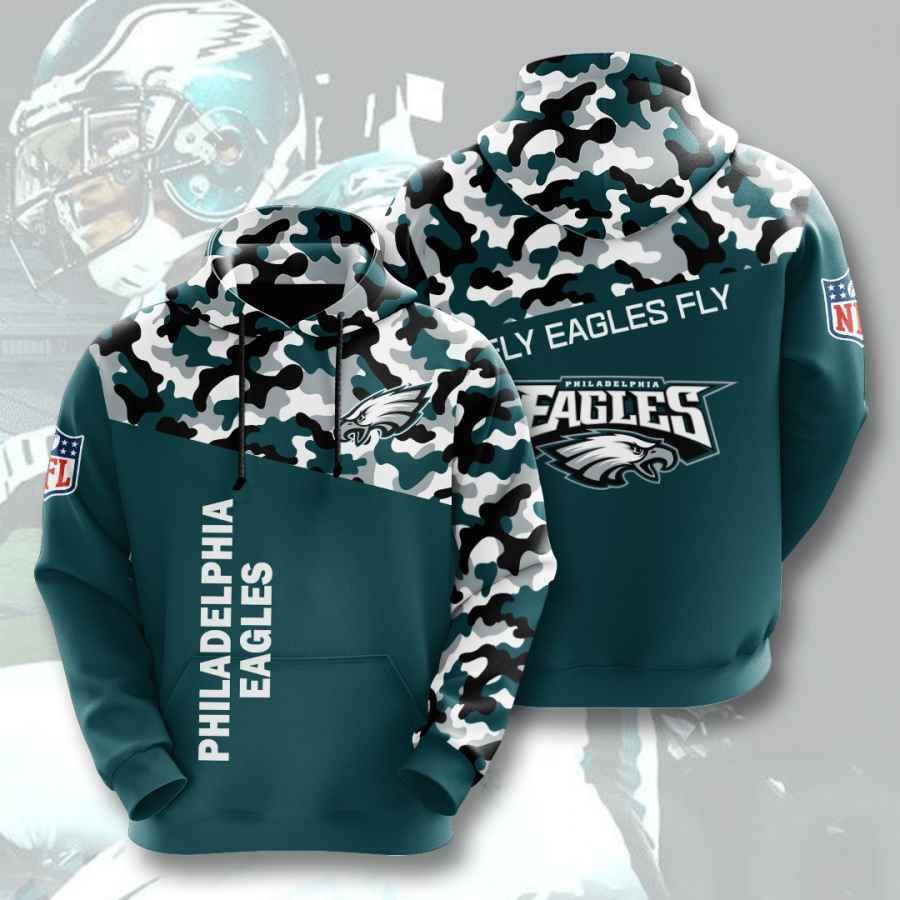 Sports American Football Nfl Philadelphia Eagles Usa 290 Hoodie 3D