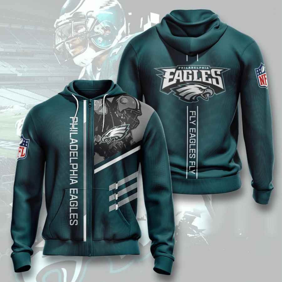 Sports American Football Nfl Philadelphia Eagles Usa 293 Hoodie 3D