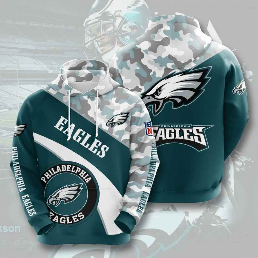 Sports American Football Nfl Philadelphia Eagles Usa 623 Hoodie 3D