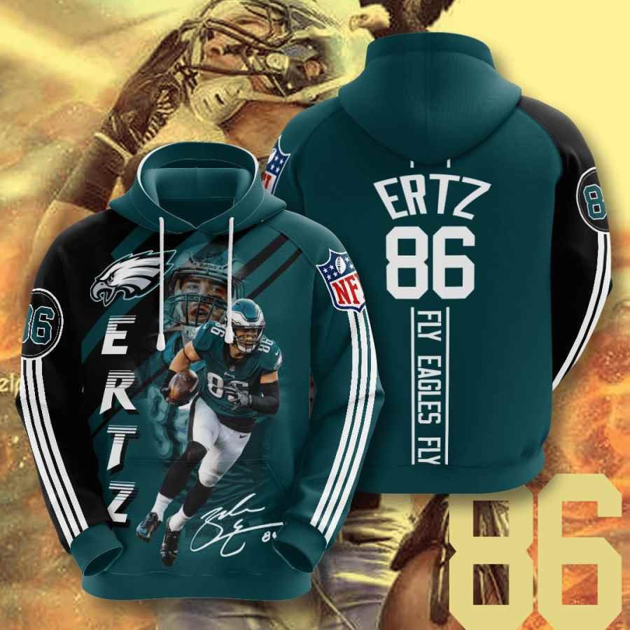 Sports American Football Nfl Philadelphia Eagles Zach Ertz Usa 1194 Hoodie 3D