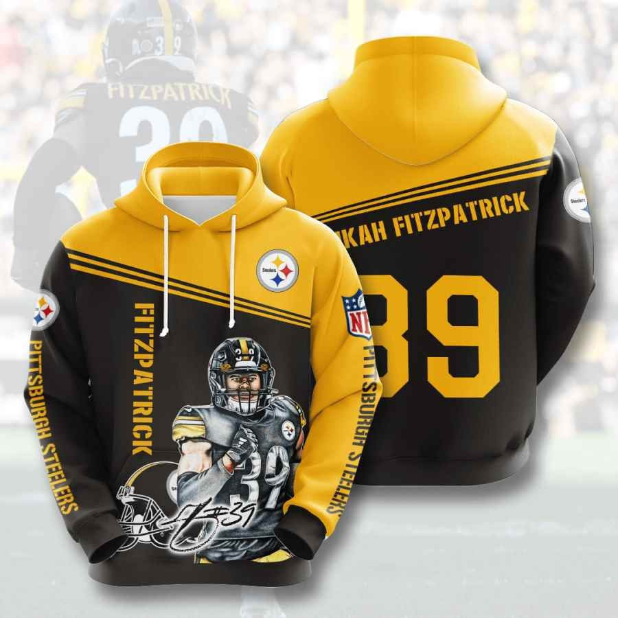 Sports American Football Nfl Pittsburgh Steelers Minkah Fitzpatrick Usa 878 Hoodie 3D
