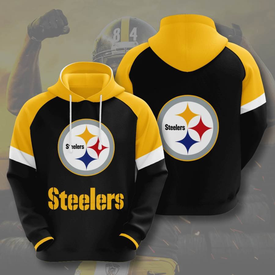 Sports American Football Nfl Pittsburgh Steelers Usa 288 Hoodie 3D