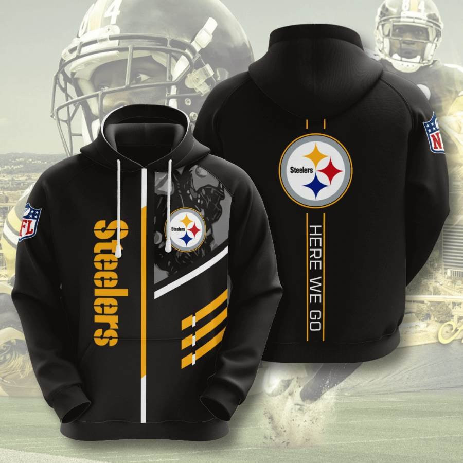 Sports American Football Nfl Pittsburgh Steelers Usa 59 Hoodie 3D