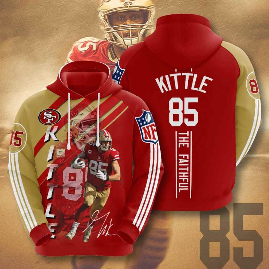 Sports American Football Nfl San Francisco 49ers George Kittle Usa 1213 Hoodie 3D