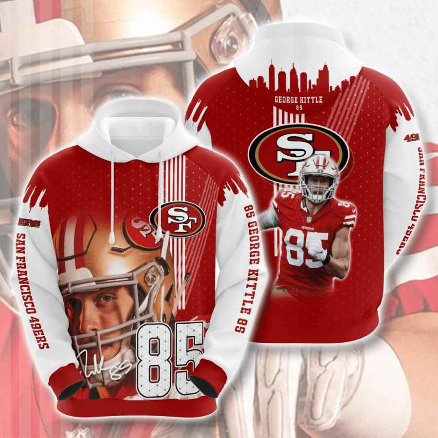 Sports American Football Nfl San Francisco 49ers George Kittle Usa 927 Hoodie 3D