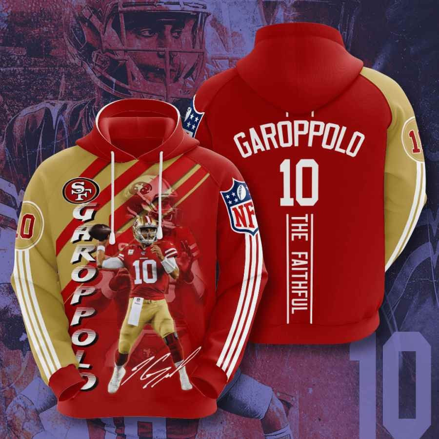 Sports American Football Nfl San Francisco 49ers Jimmy Garoppolo Usa 1215 Hoodie 3D