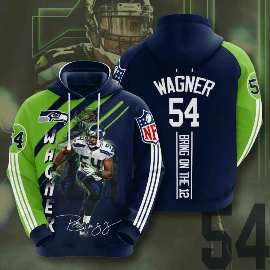 Sports American Football Nfl Seattle Seahawks Bobby Wagner Usa 1223 Hoodie 3D