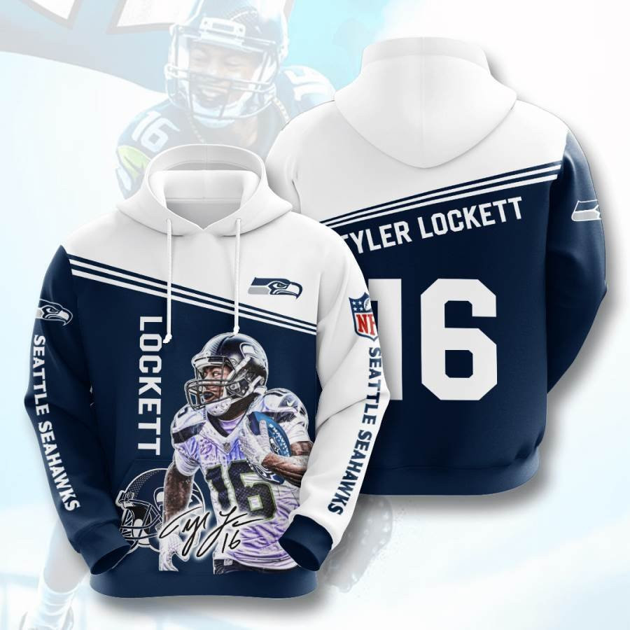 Sports American Football Nfl Seattle Seahawks Tyler Lockett Usa 903 Hoodie 3D