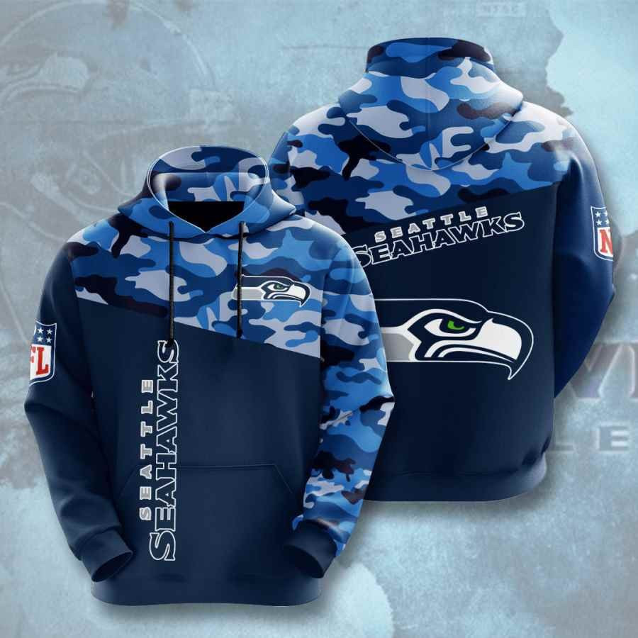 Sports American Football Nfl Seattle Seahawks Usa 309 Hoodie 3D