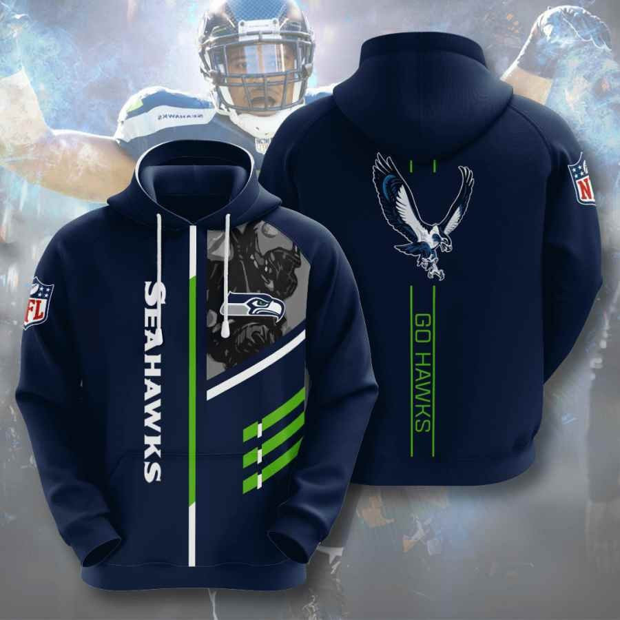 Sports American Football Nfl Seattle Seahawks Usa 312 Hoodie 3D