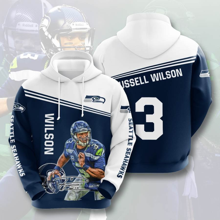 Sports American Football Nfl Seattle Seahawks Usa 651 Hoodie 3D