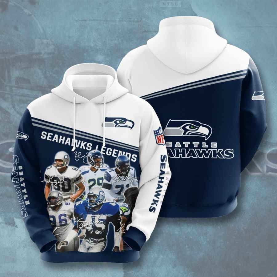 Sports American Football Nfl Seattle Seahawks Usa 901 Hoodie 3D