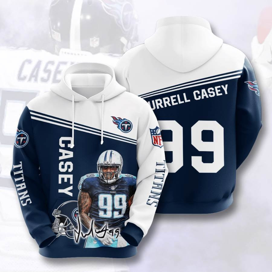 Sports American Football Nfl Tennessee Titans Jurrell Casey Usa 914 Hoodie 3D