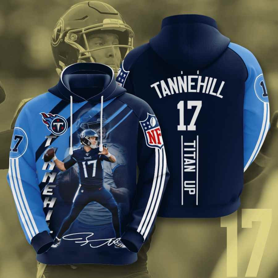 Sports American Football Nfl Tennessee Titans Ryan Tannehill Usa 1238 Hoodie 3D