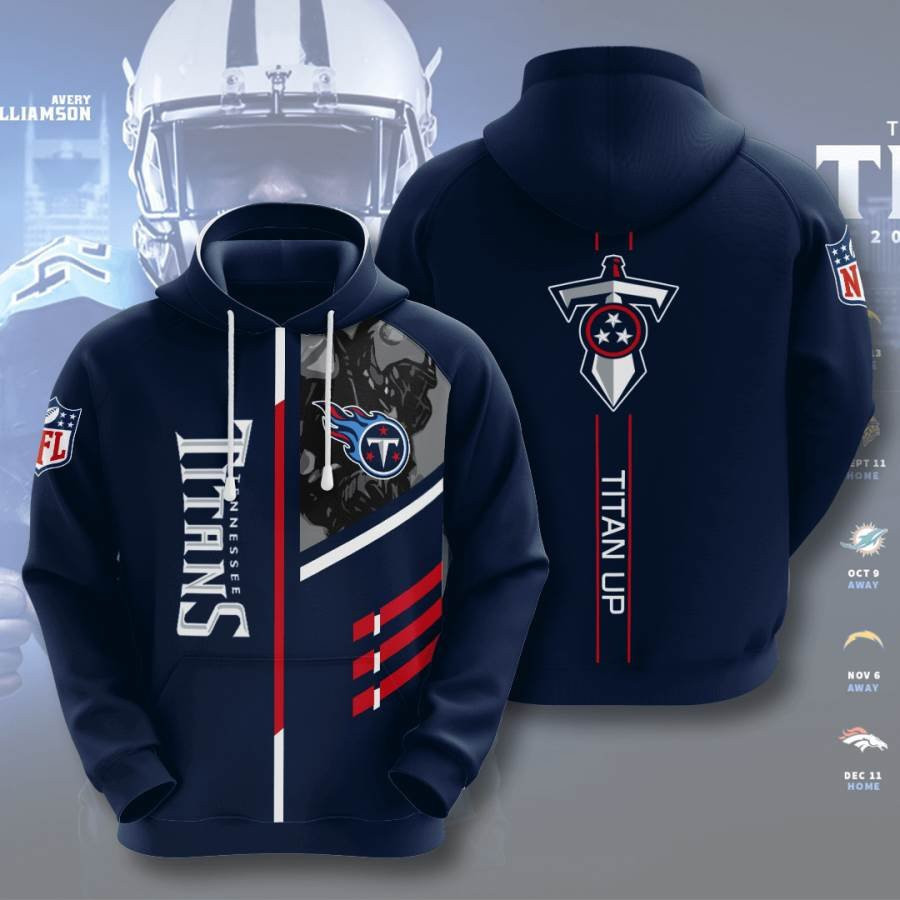 Sports American Football Nfl Tennessee Titans Usa 64 Hoodie 3D